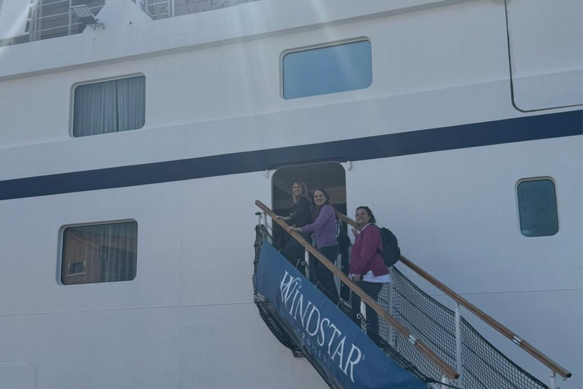 Windstar onboard visit